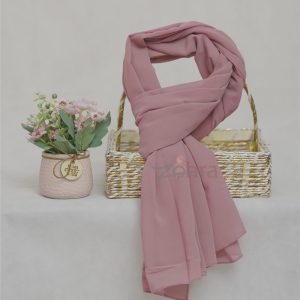 Georgette Chiffon - Ash Pink