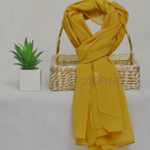 Georgette Chiffon - Toasted Yellow