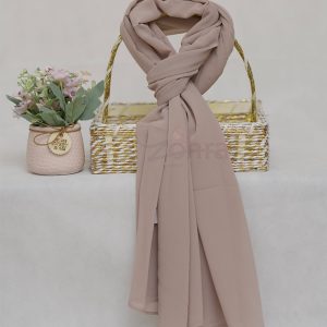 Georgette Chiffon - Oyster Shell