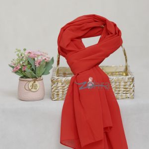 Georgette Chiffon - Crimson Red
