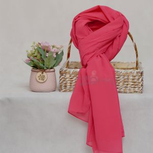 Georgette Chiffon - Rich Rose