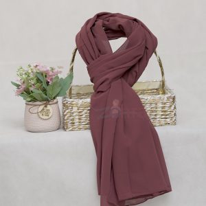 Georgette Chiffon - Rustic Red